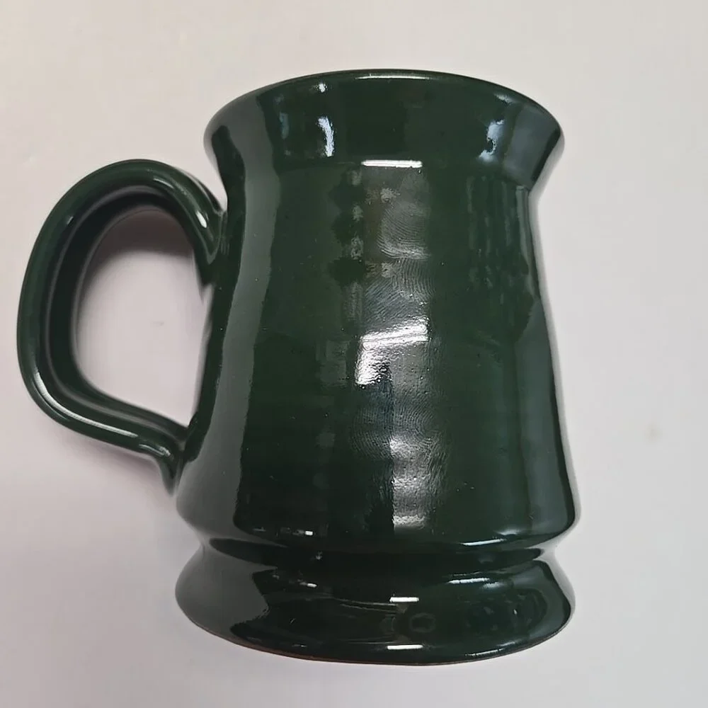 Dodge Nature Center Mug Deneen Handmade Pottery Green Heron Board Member USA